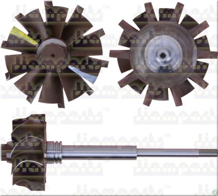 Showcase image:Turbine wheel S4DS 191609-U