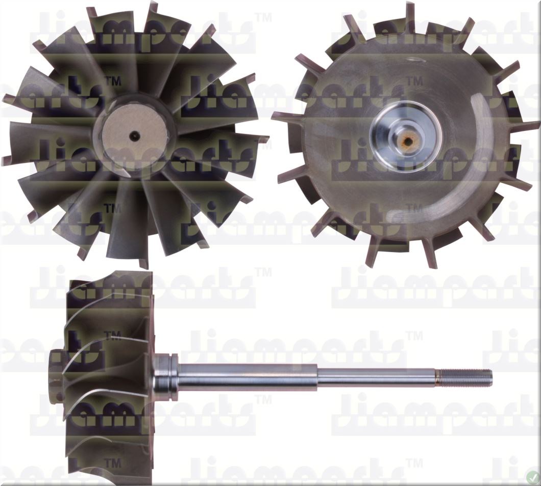 Description image:Turbine wheel HE800FG;HE851;HX80;HX82;HX83 3595589