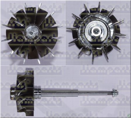 Showcase image:Turbine wheel H1E 3525687