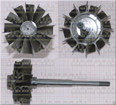 Showcase image:Turbine wheel H3B 4027401 TW