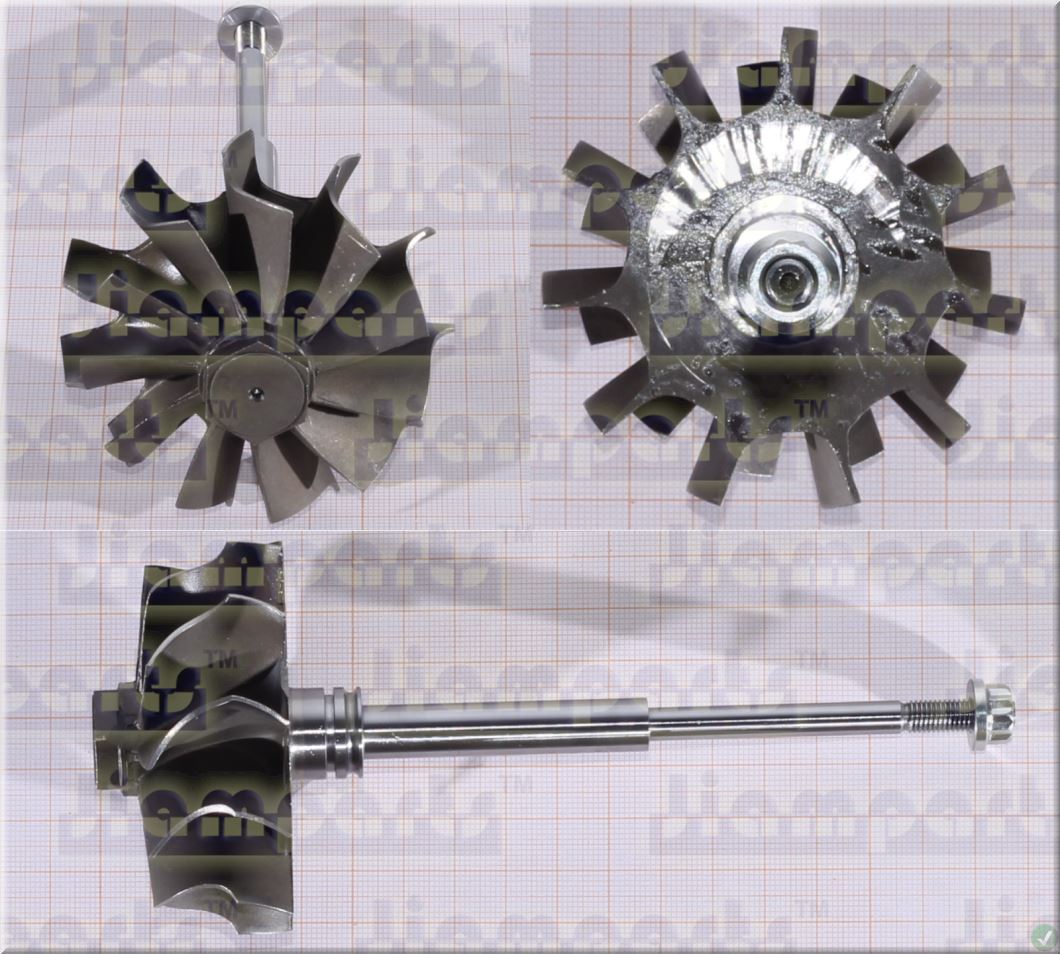 Description image:Turbine wheel TB41;TBP4;TO4;TO4B;TO4E;TW4B 410188-0006