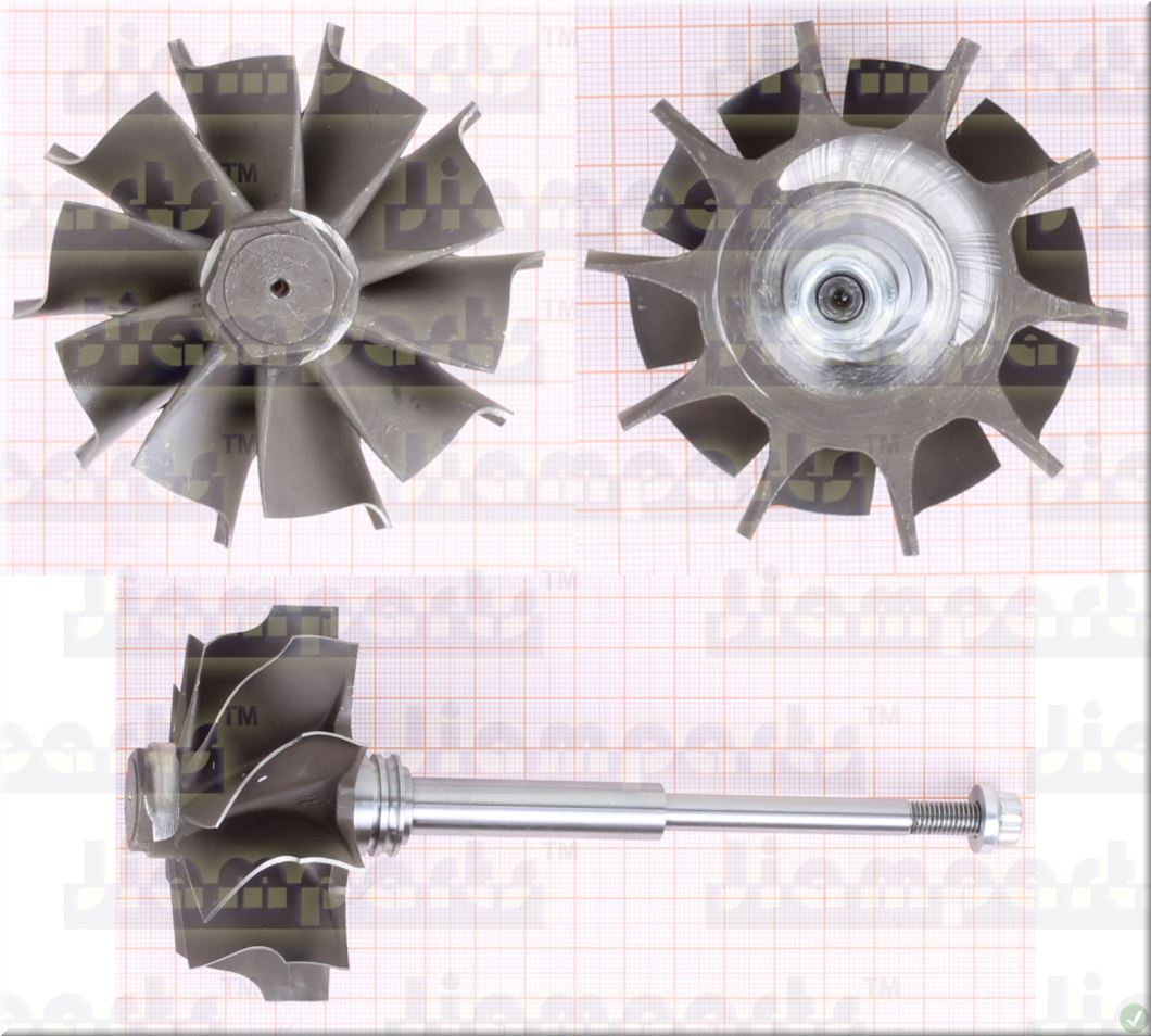 Description image:Turbine wheel GT4082;GT4082S;GT4082SN 434428-0006