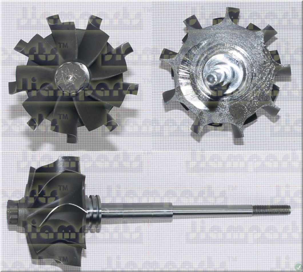 Description image:Turbine wheel GT2256V;GTA2256V 434882-0008