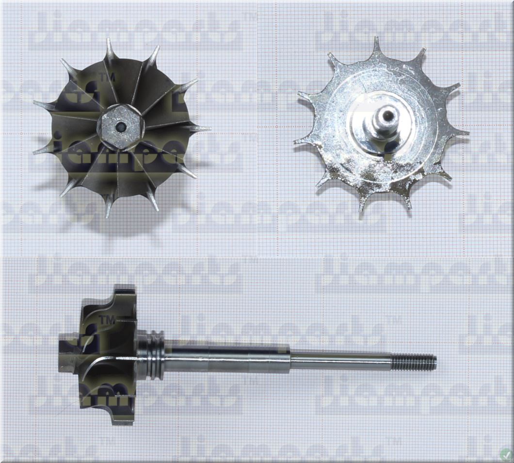 Description image:Turbine wheel T250-04;TB02 435243-0001