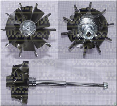 Showcase image:Turbine wheel TBP4;TBP418;TO4E36 446249-0004