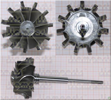 Showcase image:Turbine wheel TBP4;TO4B;TO4E 446905-0001