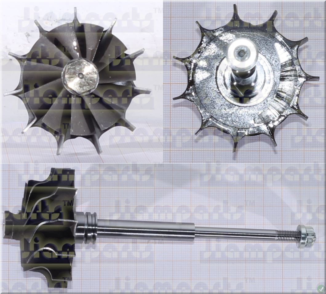 Description image:Turbine wheel TA03;TA31;TA3106;TB03 451310-0003