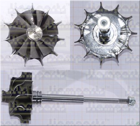 Showcase image:Turbine wheel TA03;TA31;TA3106;TB03 451310-0003