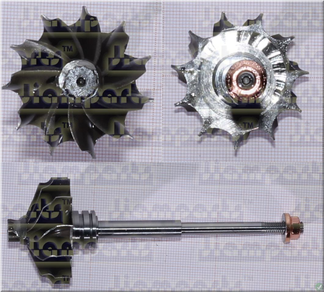 Description image:Turbine wheel TF035 49135-08800 TW