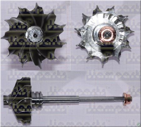 Showcase image:Turbine wheel TF035 49135-08800 TW