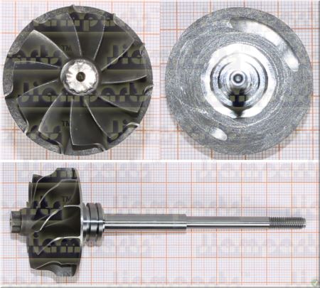 Showcase image:Turbine wheel TF035HM 49135-09022 TW