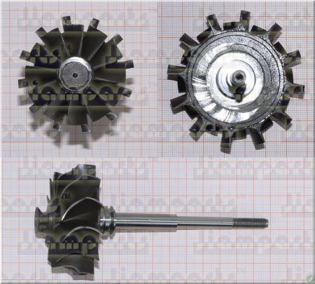 Showcase image:Turbine wheel TD06-11A 8 49179-30120