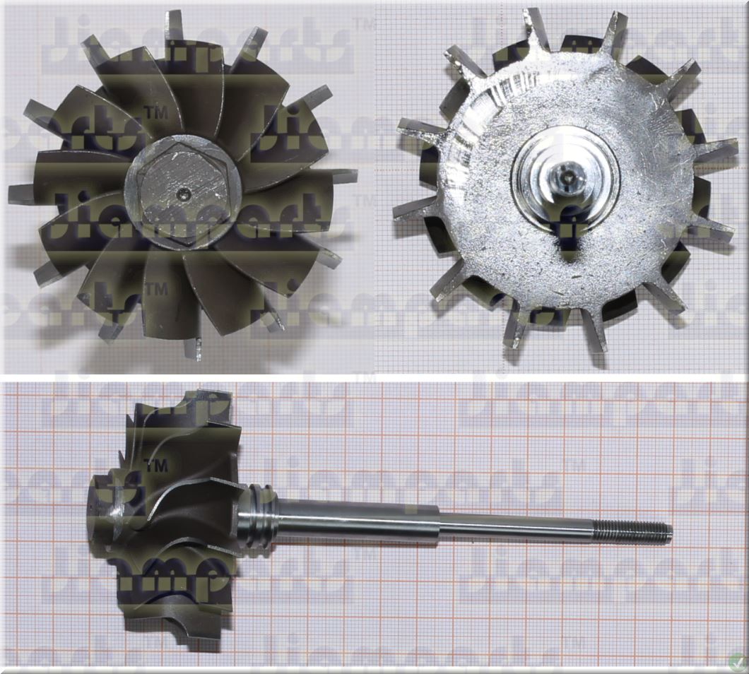 Description image:Turbine wheel GT3571S 711244-0003