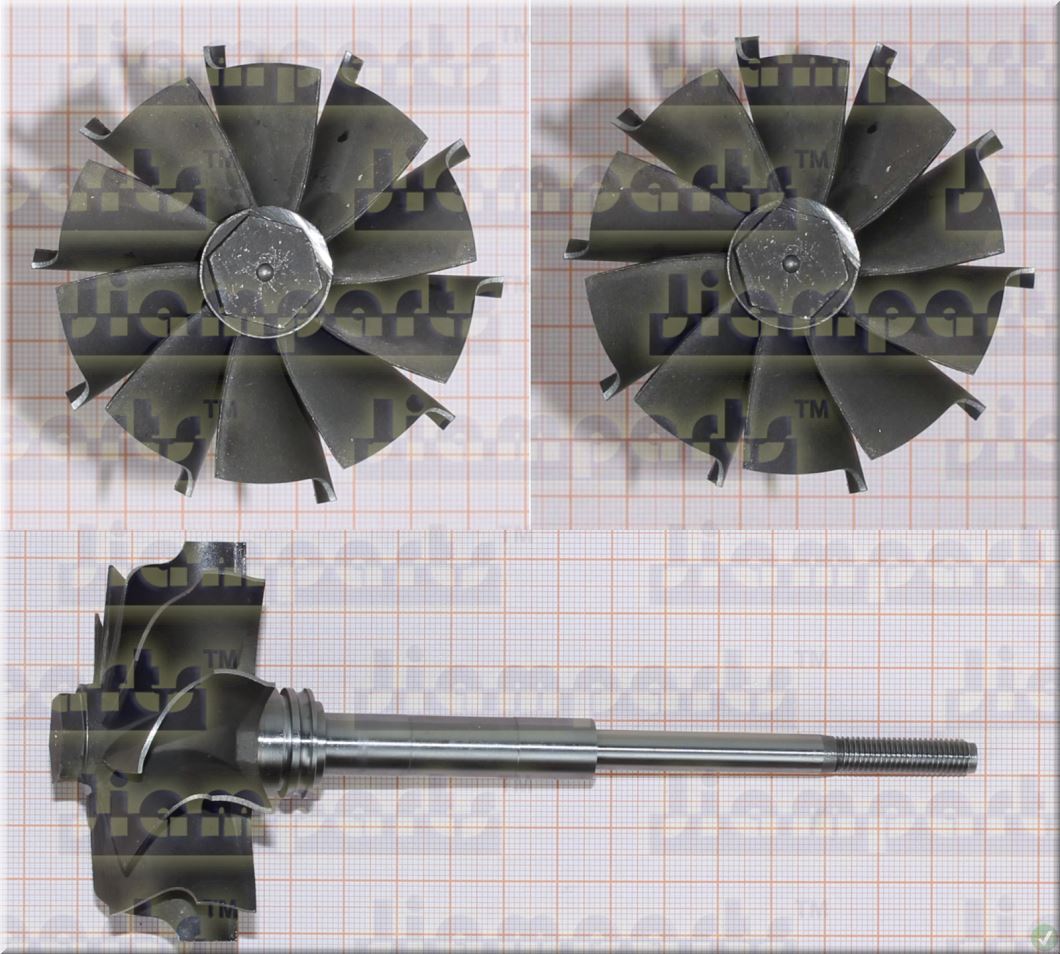 Description image:Turbine wheel GT37 728444-0001