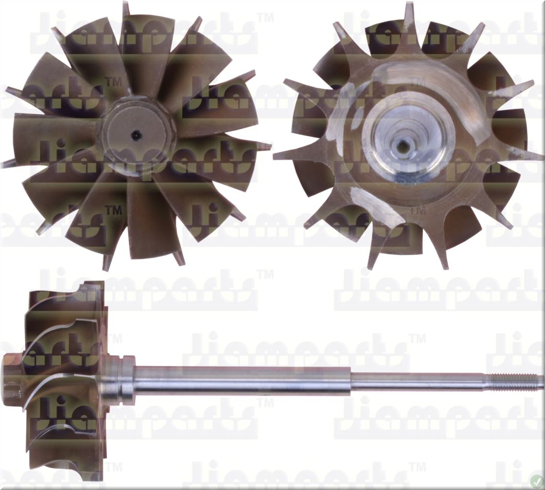 Description image:Turbine wheel HE431VE;HE451VE;TTIN766611 76-66-11