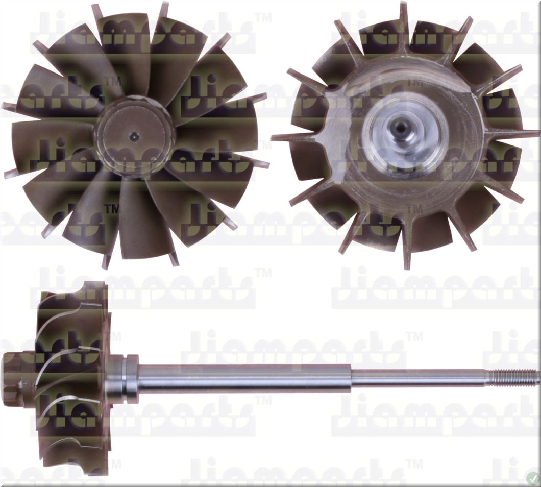 Description image:Turbine wheel HE431V;HE451V;TTIN766612 76-66-12