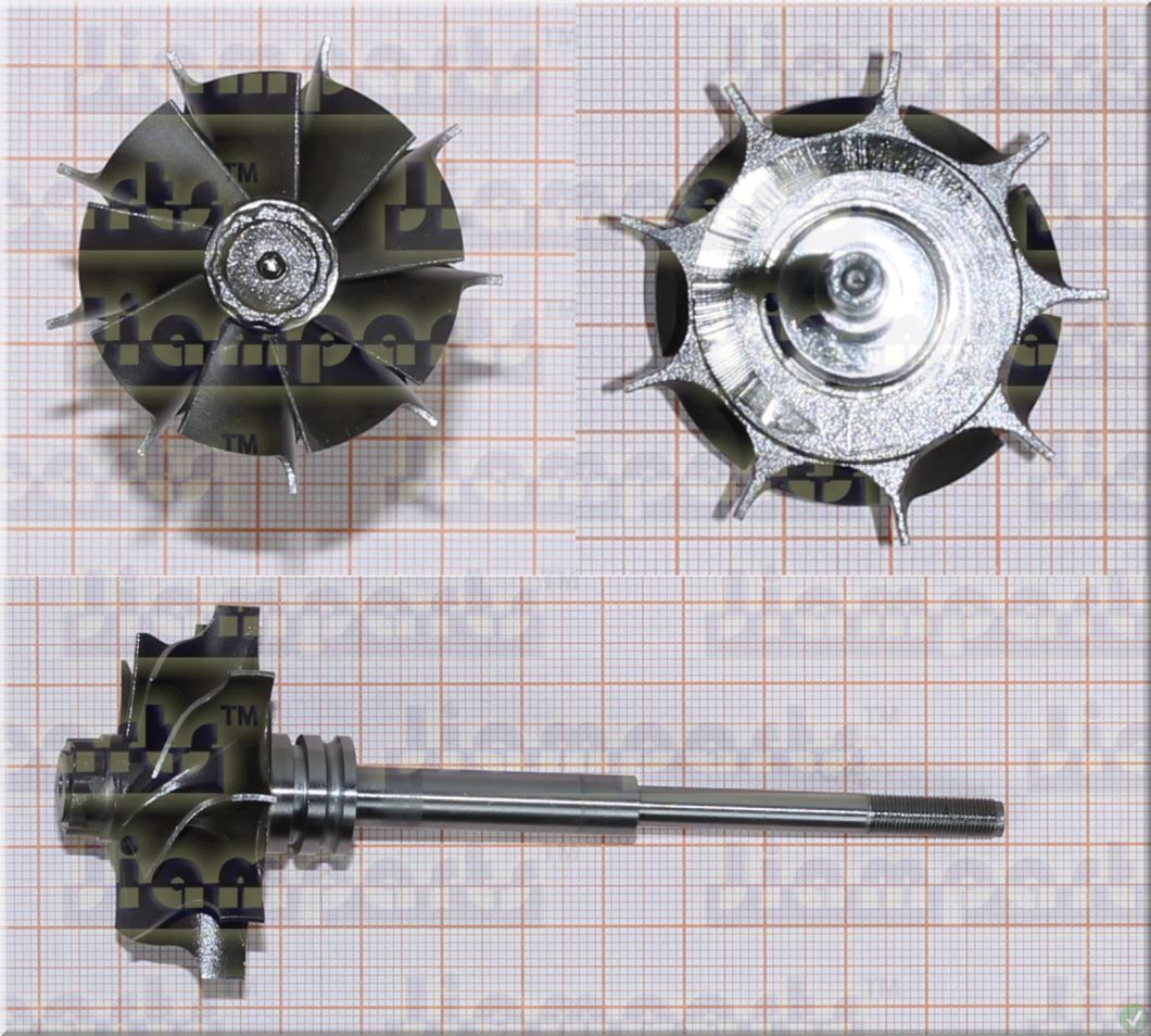 Description image:Turbine wheel CT FOR 17201-30030 TW