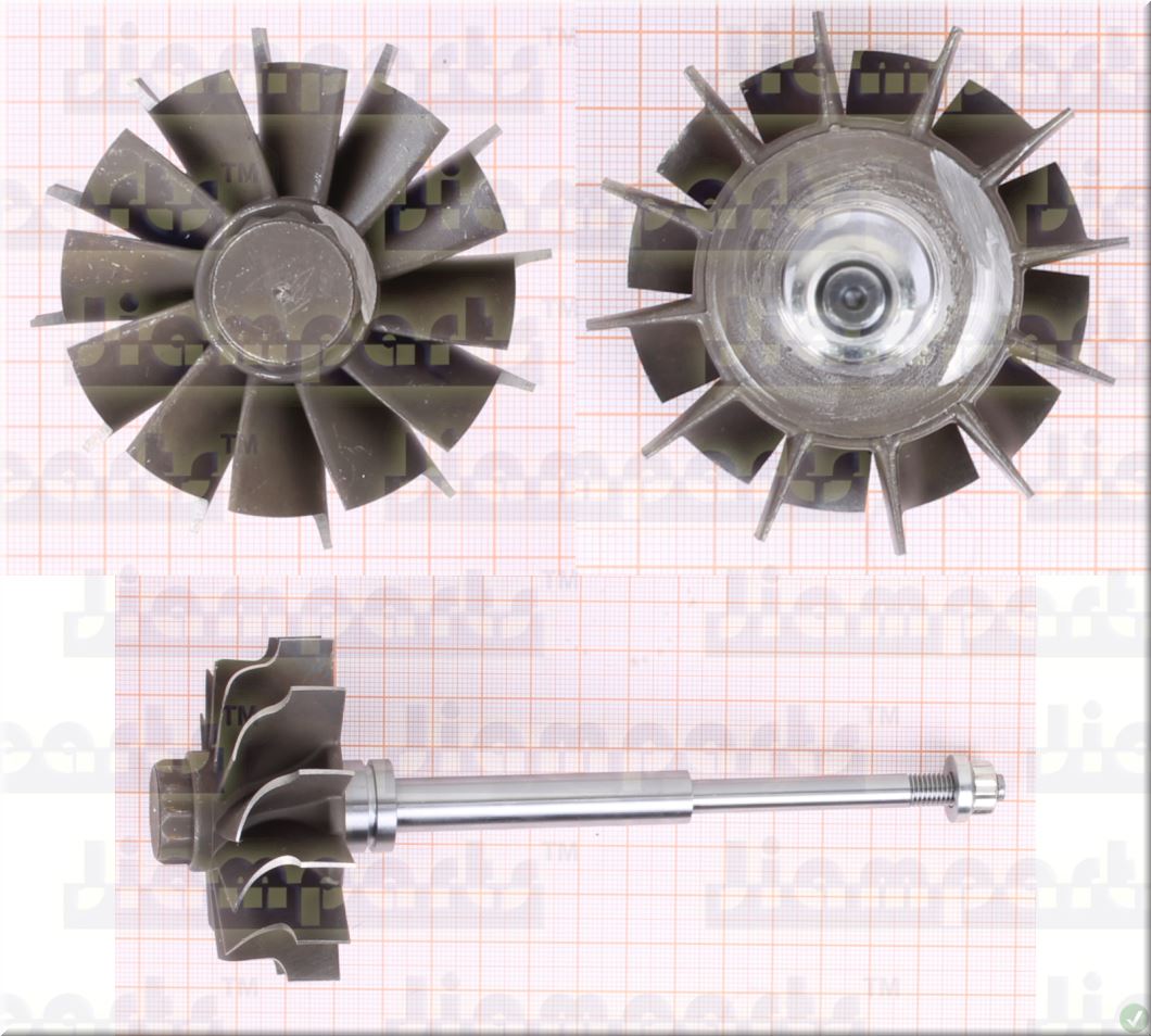 Description image:Turbine wheel HE351W FOR 4043980 TW