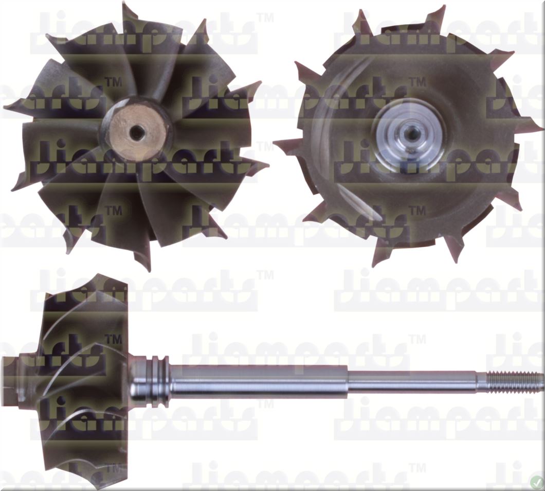 Description image:Turbine wheel HP60 FOR 4102BZL-A2 10 10 TW