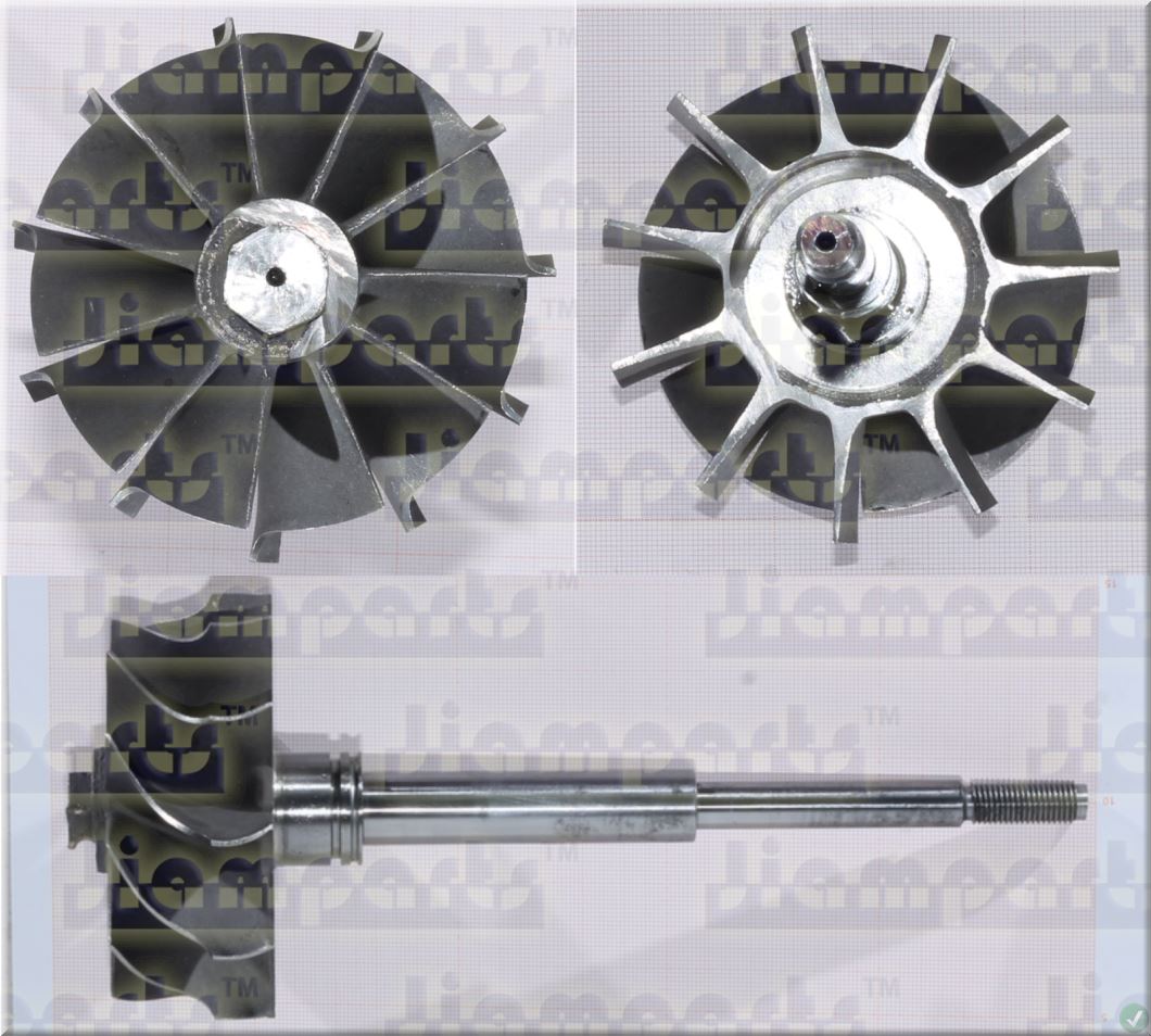 Description image:Turbine wheel KTR110 FOR 6505-51-5220 TW