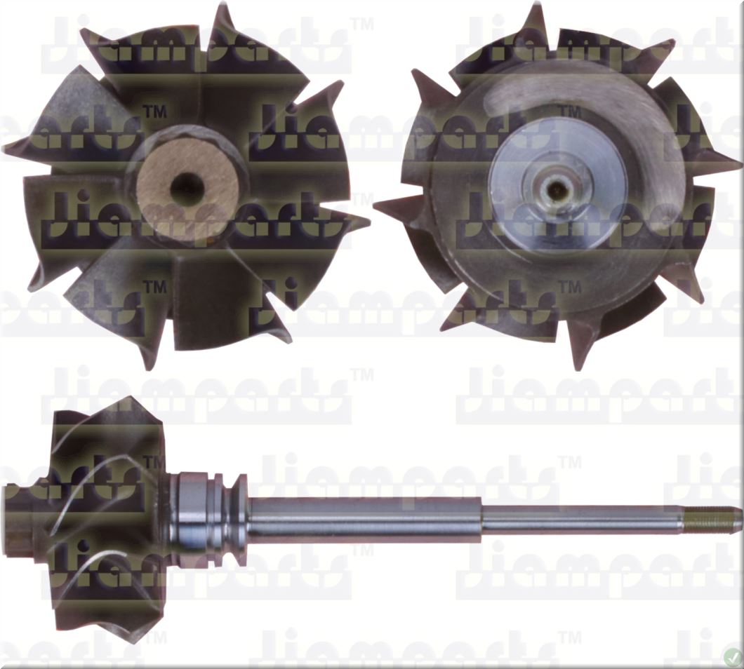 Description image:Turbine wheel RHF5 FOR 8980540111 TW