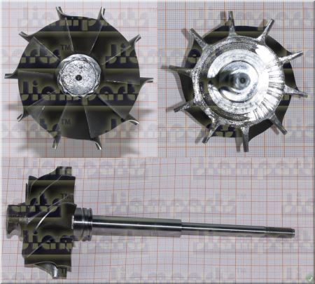 Showcase image:Turbine wheel S200G FOR 314592 TW