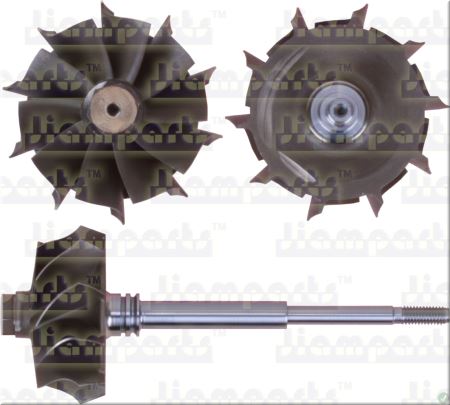 Showcase image:Turbine wheel HP60 FOR 4102BZL-A2 10 10 TW
