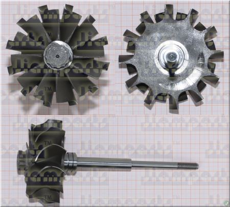 Showcase image:Turbine wheel TD08H FOR 49188-01813 TW
