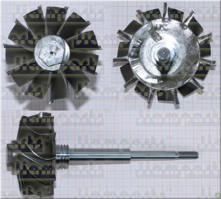 Showcase image:Turbine wheel KTR110 FOR 6505-65-5030 TW