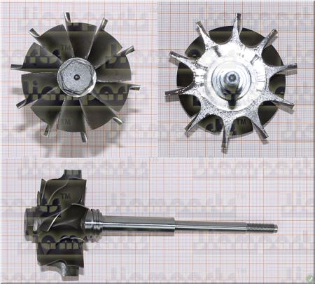 Showcase image:Turbine wheel GT3782 FOR 734056-3 TW