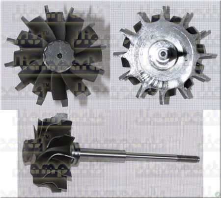 Showcase image:Turbine wheel GT25S FOR 754743-1 TW