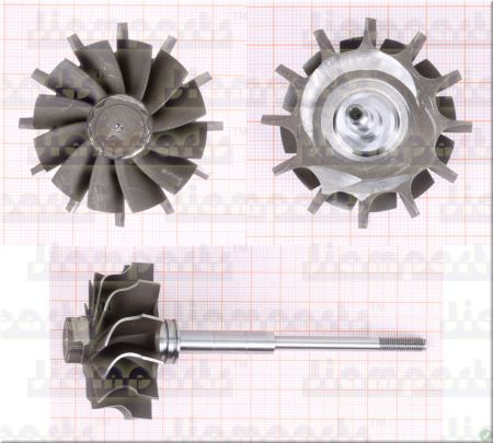 Showcase image:Turbine wheel GT25 FOR 758714-0001 TW