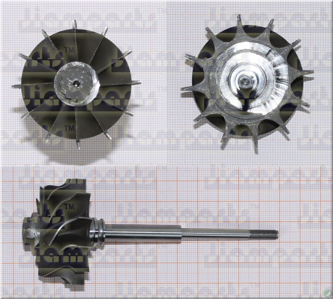 Description image:Turbine wheel RHB52W NN131614