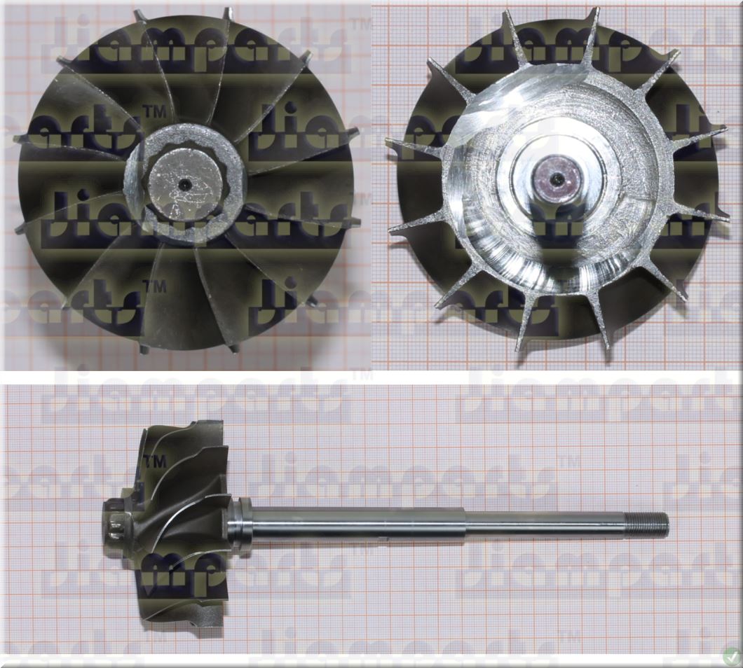 Description image:Turbine wheel HE551V;TTIN151030-1 TTIN151030-1