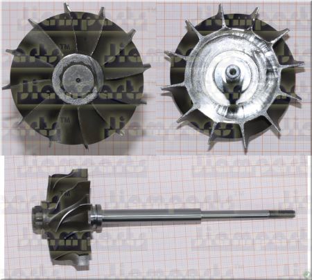 Showcase image:Turbine wheel HE551V;TTIN151030-3 TTIN151030-3