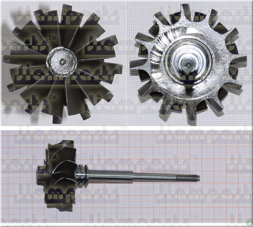 Description image:Turbine wheel RHC7A-12002AP20NABRL557AZ VA860015 TW