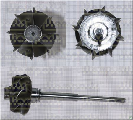Showcase image:Turbine wheel RHF4 VBX40011 TW
