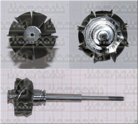 Showcase image:Turbine wheel RHF5-70003P12NHBRL3730CEZ VCX50024 TW