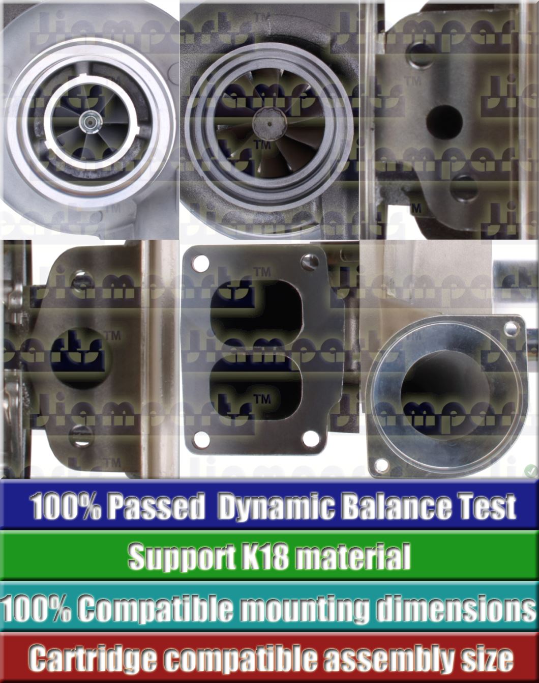 Description image:Turbocharger S3BSL-115 111-1653-K