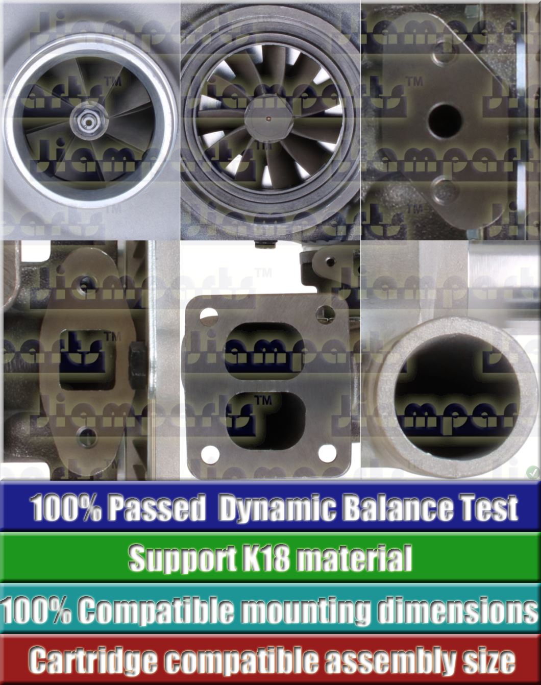 Description image:Turbocharger RHB7-87004P28NFBRL515B 114400-1630