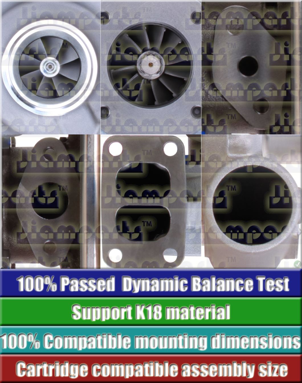 Description image:Turbocharger J80S 13038512