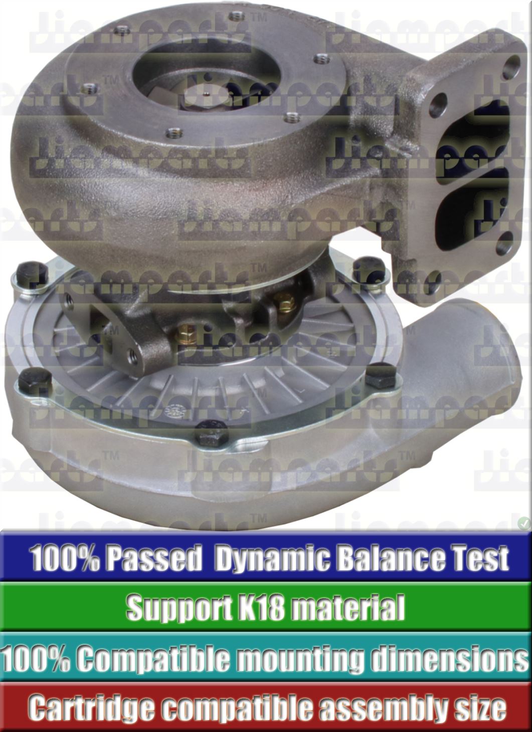 Description image:Turbocharger TO4E35 2674A071-K