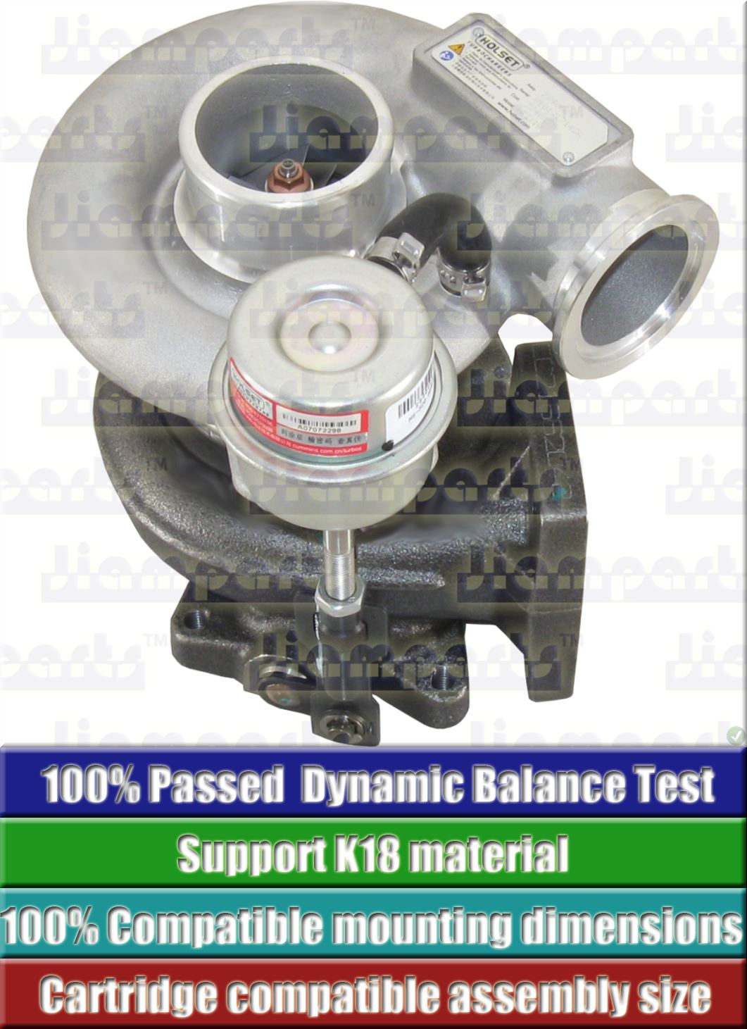 Description image:Turbocharger HE211W 2840684