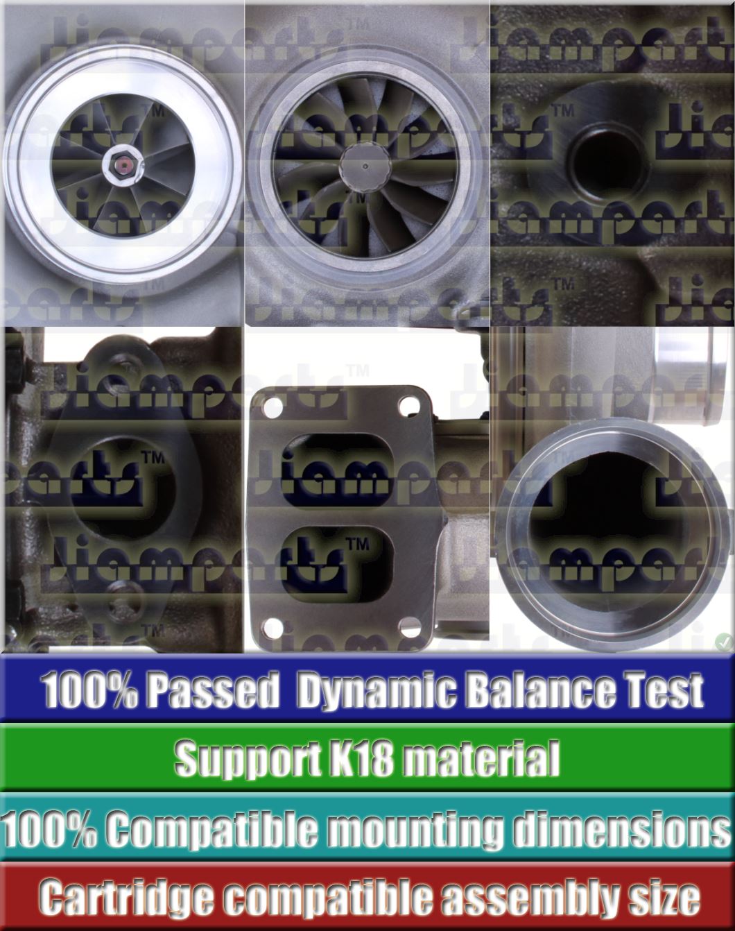 Description image:Turbocharger CUMMINS S4T_3524651