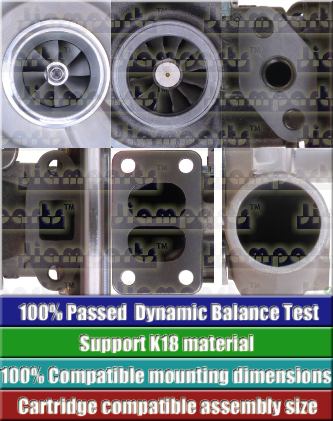 Description image:Turbocharger H1C 3522778-R
