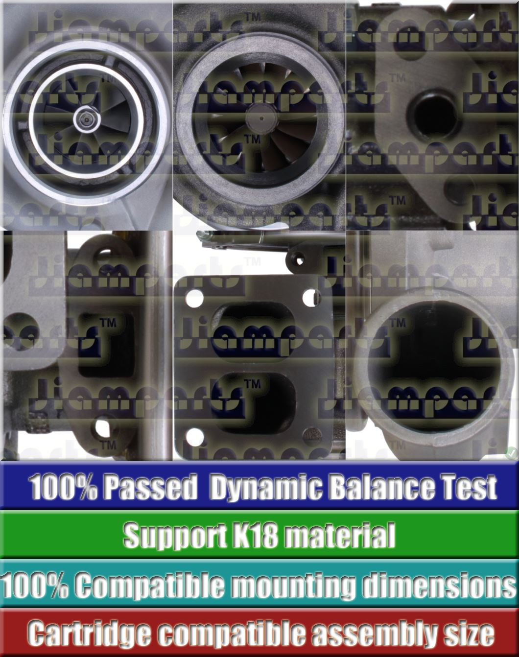 Description image:Turbocharger CUMMINS H1E_3802303