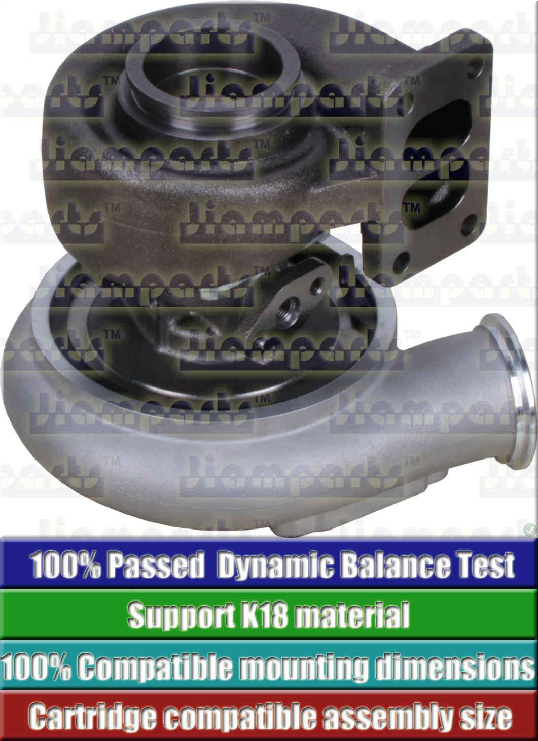 Description image:Turbocharger CUMMINS HX35_3590092