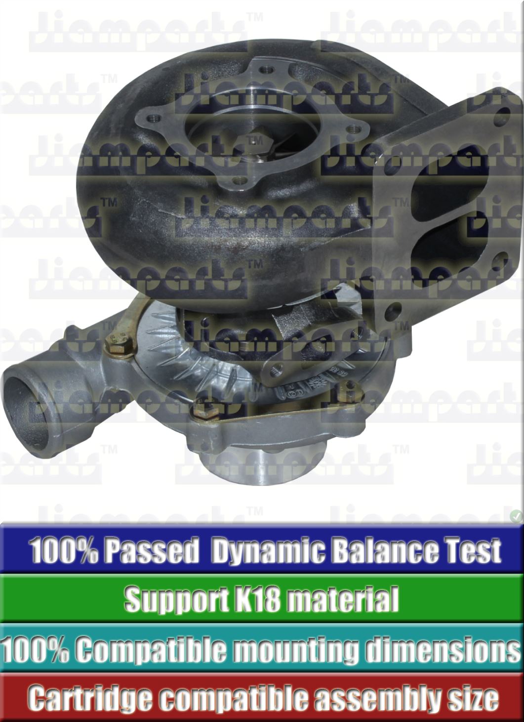 Description image:Turbocharger TO4B39 5 000 790 860