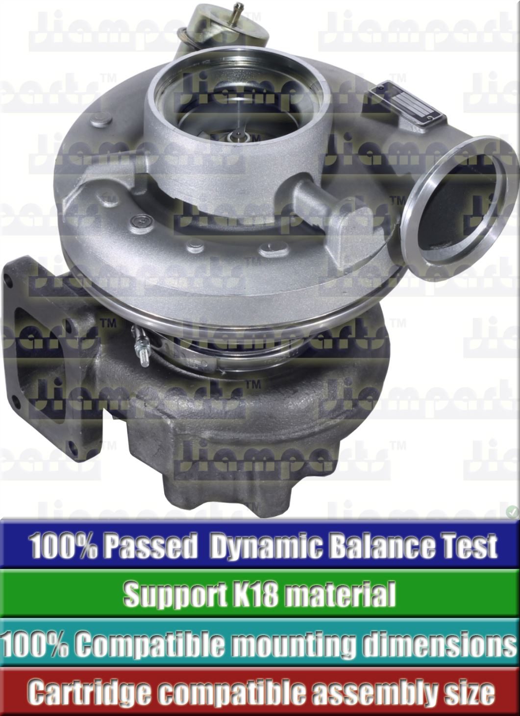 Description image:Turbocharger TO4E35 452077-0001