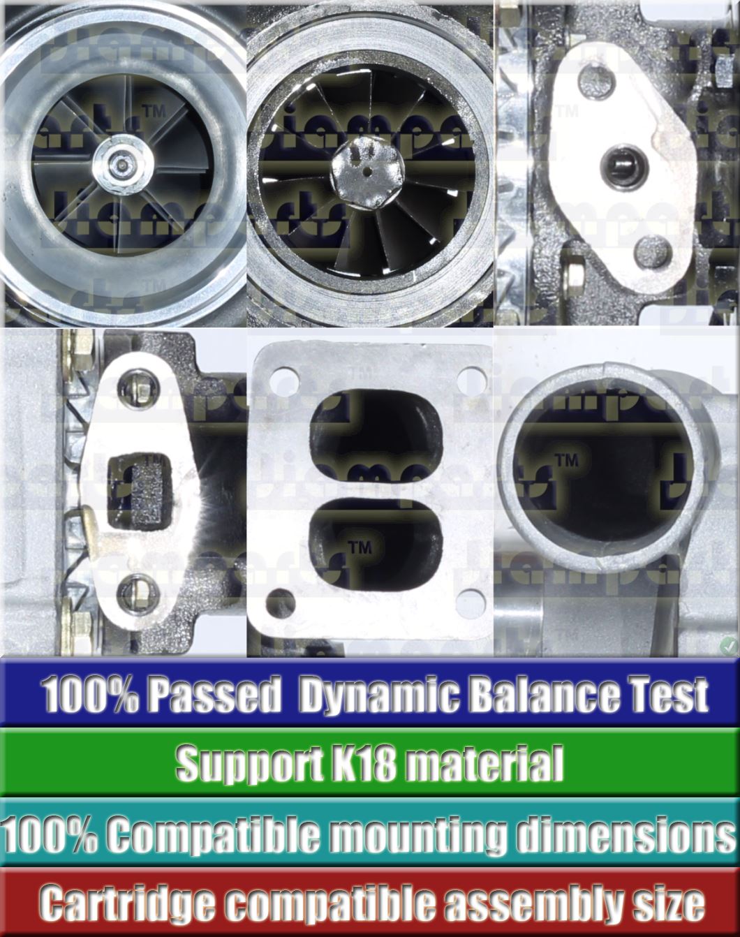 Description image:Turbocharger TO4B59 465044-0052